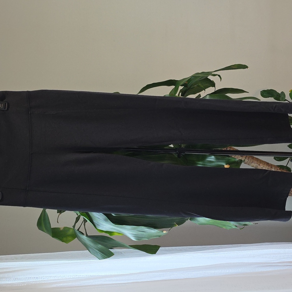 Athleta Black Delancey Flare Wide Leg Trouser Athletic Pants Size Small